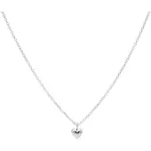 Karma Ketting 3D Heart Zilver