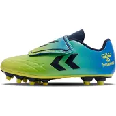 Hummel Sportschoen lichtblauw / limoen