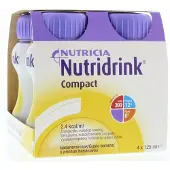Nutridrink Compact banaan - 4 x125 ml