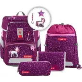 Step by step Space Schooltas set 5-delig roze