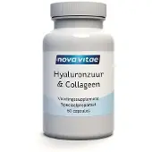 Nova vitae Hyaluronzuur met collageen 60 capsules