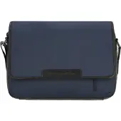 The Chesterfield Brand Fusion Falun Boodschapper 40 cm Laptop compartiment blauw