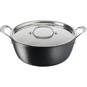 Tefal Jamie Oliver H91254, Rond, Zwart, Zilver, Aluminium, Titaniumcoating, Grijs, Roestvrij staal