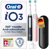 Oral-B iO 3N Noir et Rose Lot de 2