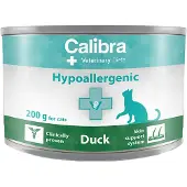 Calibra Kattenvoer Veterinary Diet Hypoallergenic Eend 6 x 200 gr