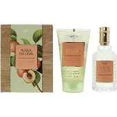 4711 Mäurer & Wirtz - Geschenksets - Acqua Colonia White Peach & Coriander - Eau de Cologne 50 ml & Douchegel 75 ml