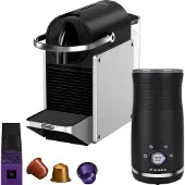 De'Longhi Nespresso Pixie EN127.S + Pierre Melkopschuimer