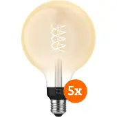 Philips Hue Filamentlamp White Globe XL E27 - 2023 - 5-pack