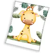 Control Fleece Deken Giraf - 110 x 140 cm - Polyester