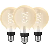 Philips Hue Filamentlamp White Globe E27 3-pack