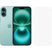 Apple iPhone 16 Plus 128GB Groen + BlueBuilt Screenprotector Glas