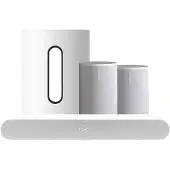Sonos Ray Wit + 2x Era 100 Wit + Sub Mini Wit