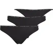 Tommy Hilfiger Underwear String zwart / wit