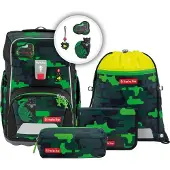 Step by step Giant Schooltas set 5-delig zwart