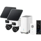 Eufy Anker eufyCam S4 Duo Pack + HomeBase 3 + Video Doorbell E340 + Chime