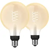 Philips Hue Filamentlamp White Globe XL E27 - 2023 - 2-pack