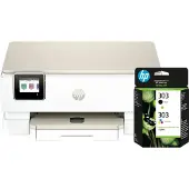 HP Envy Photo 7230 All-in-One Printer + 1 set extra cartridges