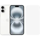 Apple iPhone 16 Plus 128GB Wit + BlueBuilt Screenprotector Glas