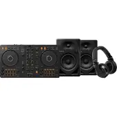 Pioneer DJ DDJ-FLX4 + DJ HDJ-X7 Zwart + DJ DM-40D-BT Zwart