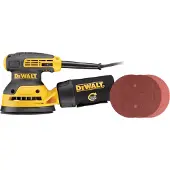 DeWalt DWE6423-QS + Bosch Schuurschijf 125 mm K80, K120, K240 (25x)