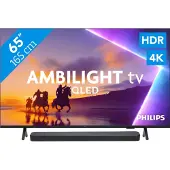 Philips Ambilight 65" PUS8500 QLED 4K (2025) + JBL Bar 300 M2 Noir