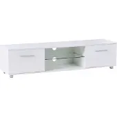 Beliani BANFF - TV-meubel - Wit - MDF