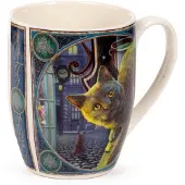 Puckator Mok - Lisa Parker - Rusty Cauldron Kat - Porselein - 300ml