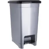 Orion - Smalle Vuilnisbak - 10L - Kunststof - Grijs