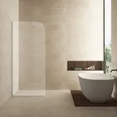 Wiesbaden Inloopdouche Curvea 80x200 cm 8 mm Nano Helder Glas