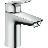 Hansgrohe Logis wastafelkraan 100 CoolStart met pop-up waste chroom