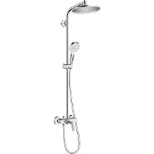 Hansgrohe Crometta S opbouw regendouche met mengkraan chroom