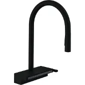 Hansgrohe Aquno Select M81 ééngreeps keukenkraan 170, uittrekbare vuistdouche, 3jet, sBox, mat zwart