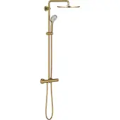 GROHE Euphoria XXL 310 Regendouche - Ø 31 cm - Met thermostaatkraan - Cool sunrise geborsteld (mat goud) - 26075GN0