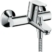 Hansgrohe Focus E2 badkraan m. omstel m. koppelingen chroom