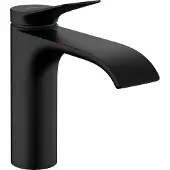 Hansgrohe eenhendelmengkraan voor wastafel, Vivenis ComfortZone 110, zonder afvoerputje, matzwart