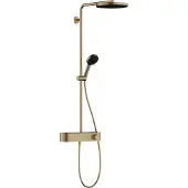 Hansgrohe Pulsify S260 thermostatische kraan regendoucheset Brushed Bronze