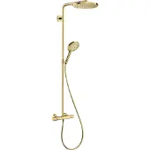 Hansgrohe Raindance Select S240 thermostatische kraan regendoucheset Polished Gold Optic