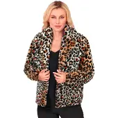 Widmann Bontjas pluche dames luipaard print kostuum Niela