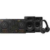 Pioneer DJ DDJ-FLX4 + DJ HDJ-CUE1 + DJ DM-50D Noir