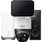 Eufy Eufycam Solocam S340 + Video Doorbell E340 + Homebase 3