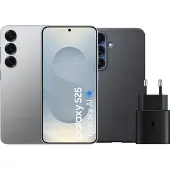 Samsung Galaxy S25 256GB Zilver 5G + Accessoirepakket