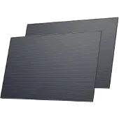 EcoFlow Set Of 2x Photovoltaic Panel Rigid Design 450w Grijs