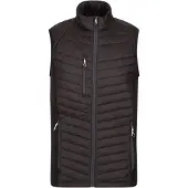 Regatta Professional Heren Gewatteerd Hybride Gilet (Zwart/Seal Grijs)