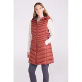 Mountain Warehouse Dames/Dames Florence gewatteerde lange jas (Roest)