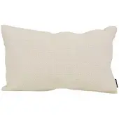NOVÉE Embossed cream | 30 x 50 cm | kussenhoes | pu leder