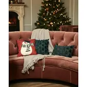 NOVÉE Furry xmas tree | 45 x 45 cm | kussenhoes | polyester