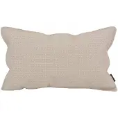 NOVÉE Embossed beige | 30 x 50 cm | kussenhoes | pu leder