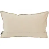 NOVÉE Embossed beige | 30 x 50 cm | kussenhoes | pu leder