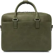 Castelijn & beerens Carisma Koffer Leer 40 cm Laptop compartiment olijf