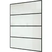 Balmani Modular douchewand Lined 156 x 200 cm, met coating